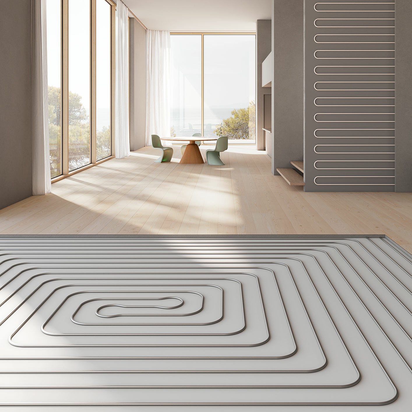 Flächenheizung und -kühlung von KERMI. x-net.  Heizen und Kühlen – maßgeschneidert für jede Anwendung.