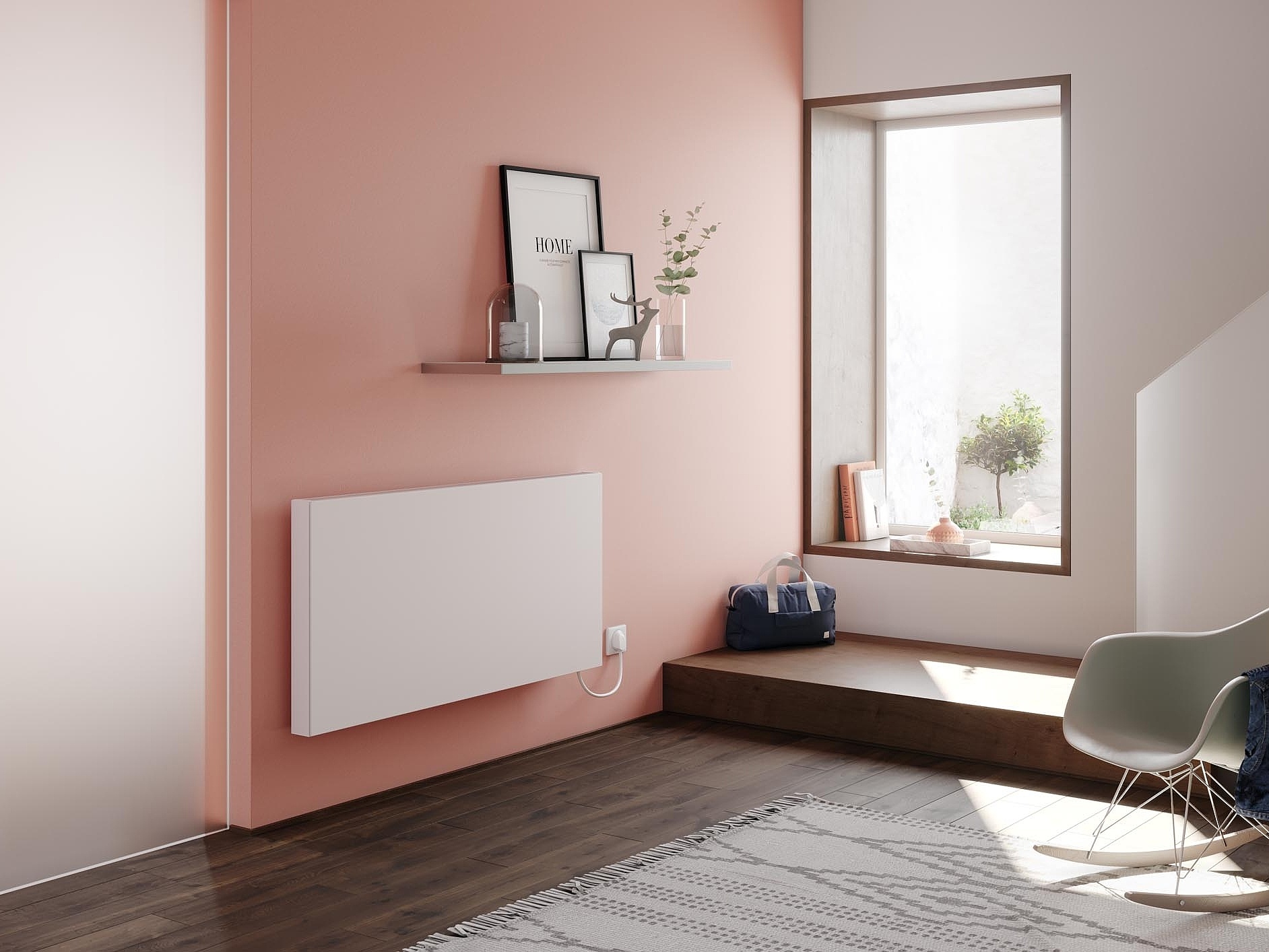 KERMI x-therm +e electric steel panel radiators can be used in any location where there is no connection to the central heating network.