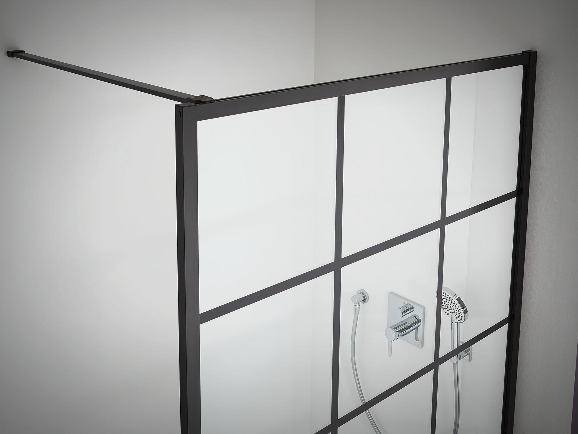WALK-IN XD Wall mit Print Loft Detail Kermi Walk-In-Duschkabine WALK-IN XD Wall mit Print Loft Detail