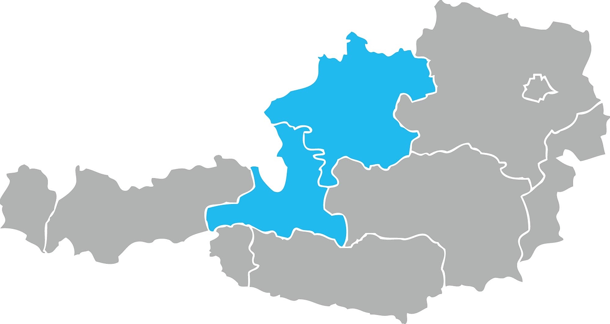 Kermi Landkarte Verkaufsberatung und Angebotswesen Oberösterreich & Salzburg