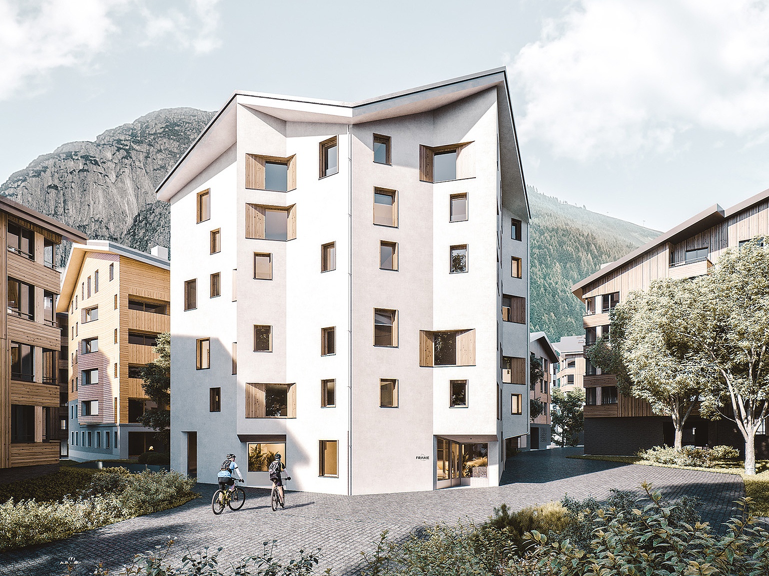 Kermi reference property apartment building Frame Andermatt, Switzerland 