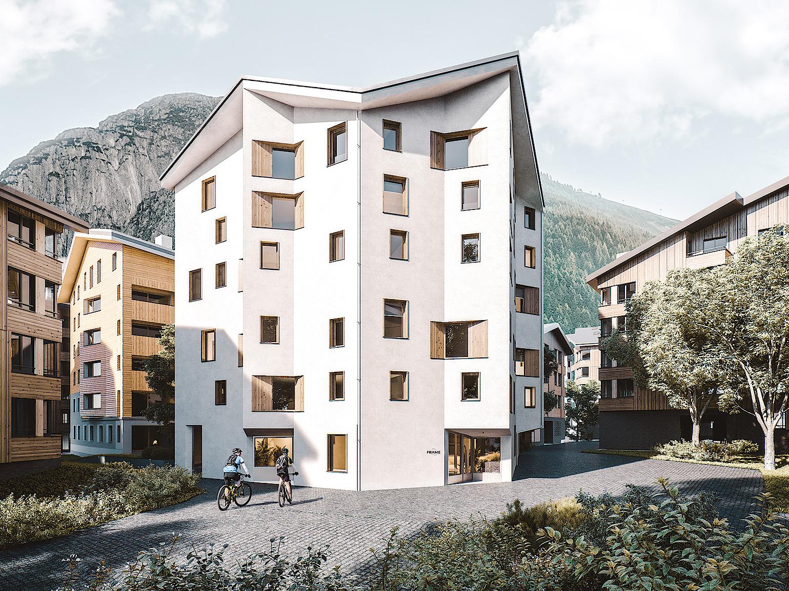 Apartment building Frame Andermatt, Switzerland Kermi reference property apartment building Frame Andermatt, Switzerland
