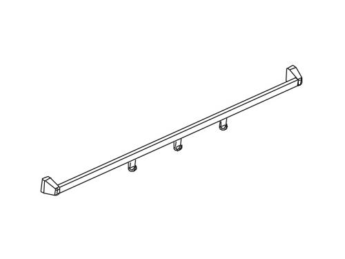 I2 towel rail, 1250 mm Kermi I2 towel rail, 1250 mm