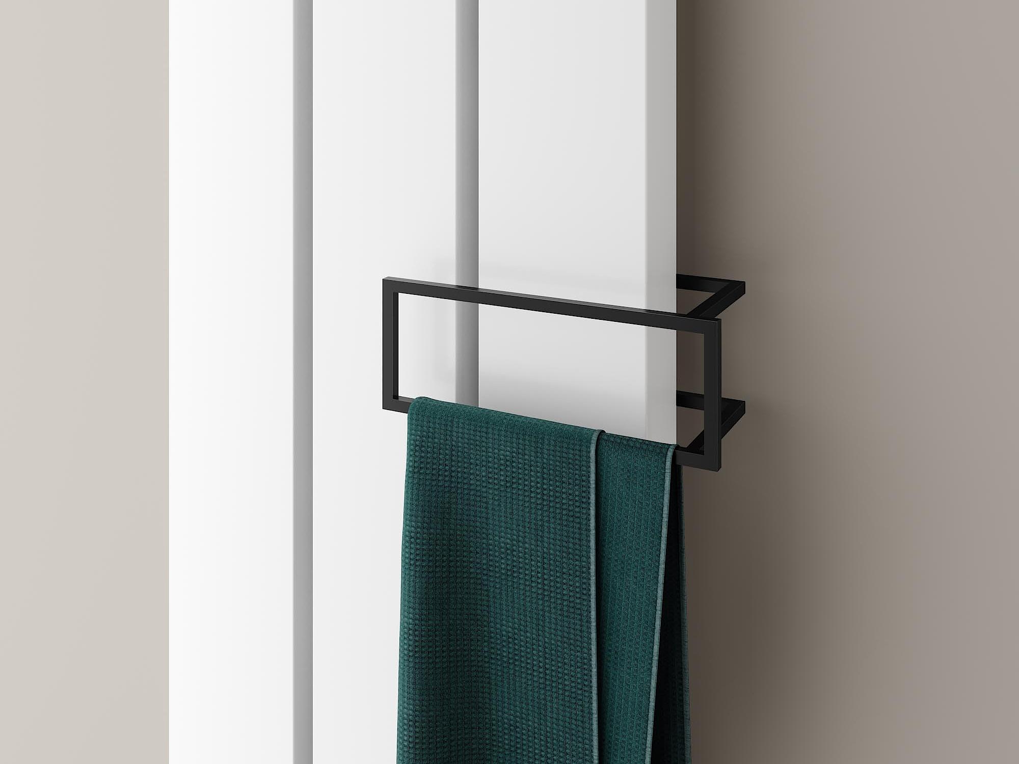 Rectangular rail for Kermi Decor-Arte Plan designer and bathroom radiators.