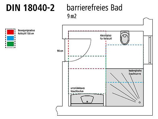 MENA Pendel-Falttür barrierefrei nach DIN 18040-2 Kermi Duschkabine MENA Pendel-Falttür barrierefrei nach DIN 18040-2
