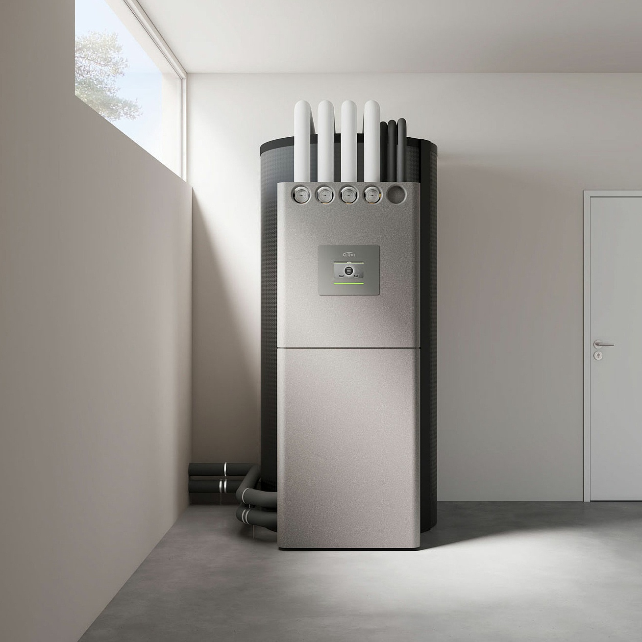 Wärmespeicher x-buffer_flex mit Hydromodul pro von KERMI