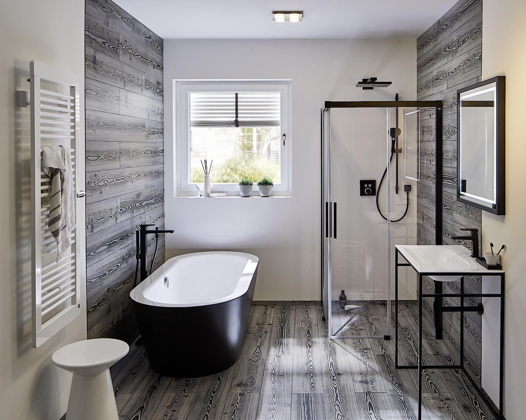 NICA, POINT und CREDO-PLUS Kermi Inspiration Badezimmer mit NICA, POINT und CREDO-PLUS