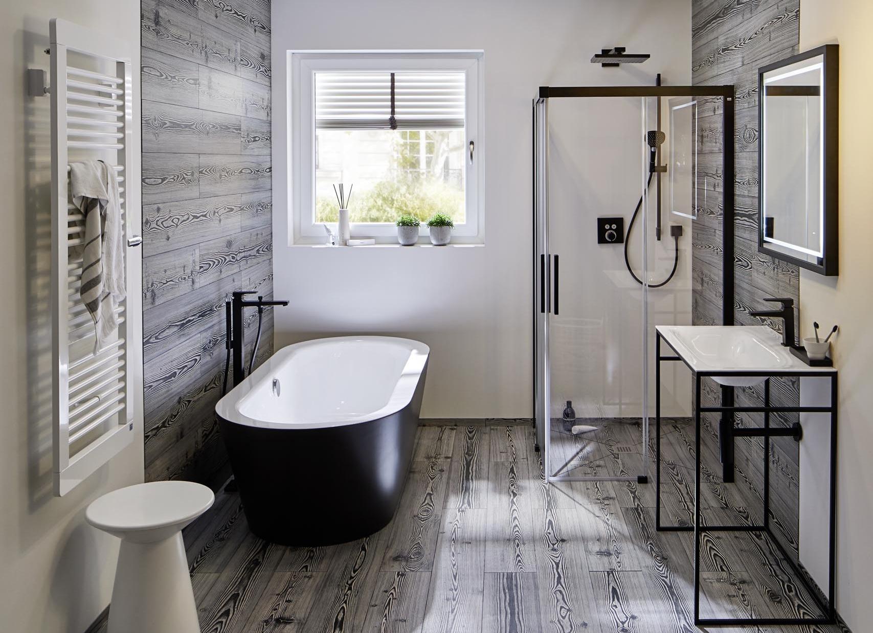 Kermi Inspiration bathroom with NICA, POINT, and CREDO-PLUS