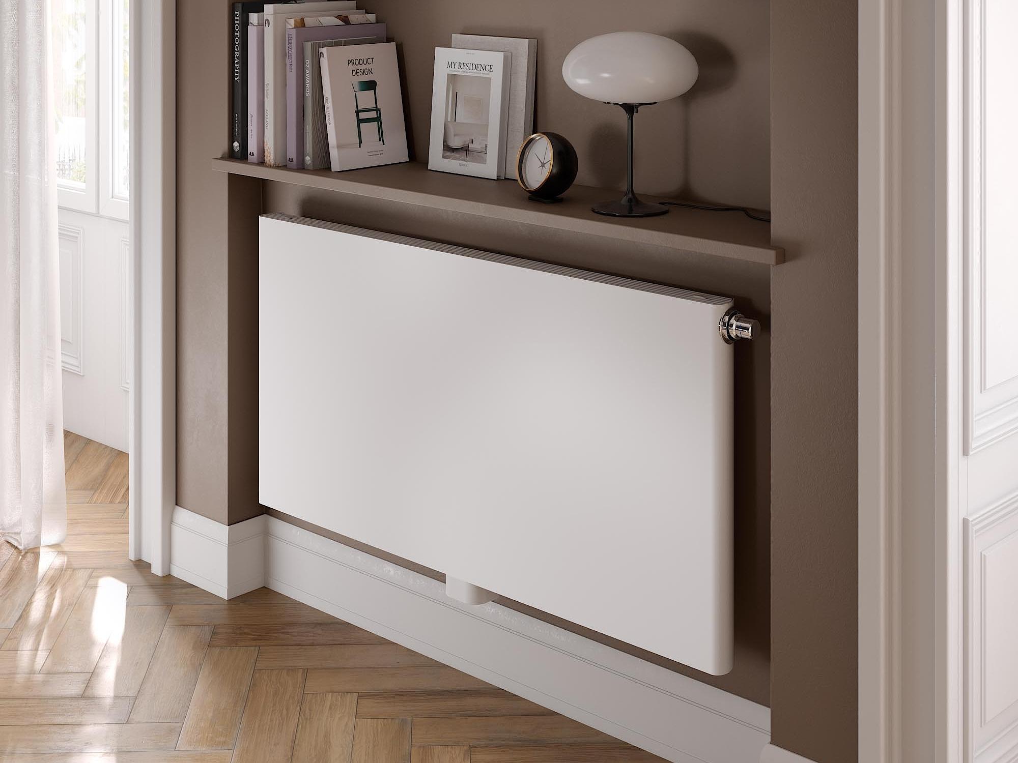 Leveo design steel panel radiators Leveo – elegant and efficient.