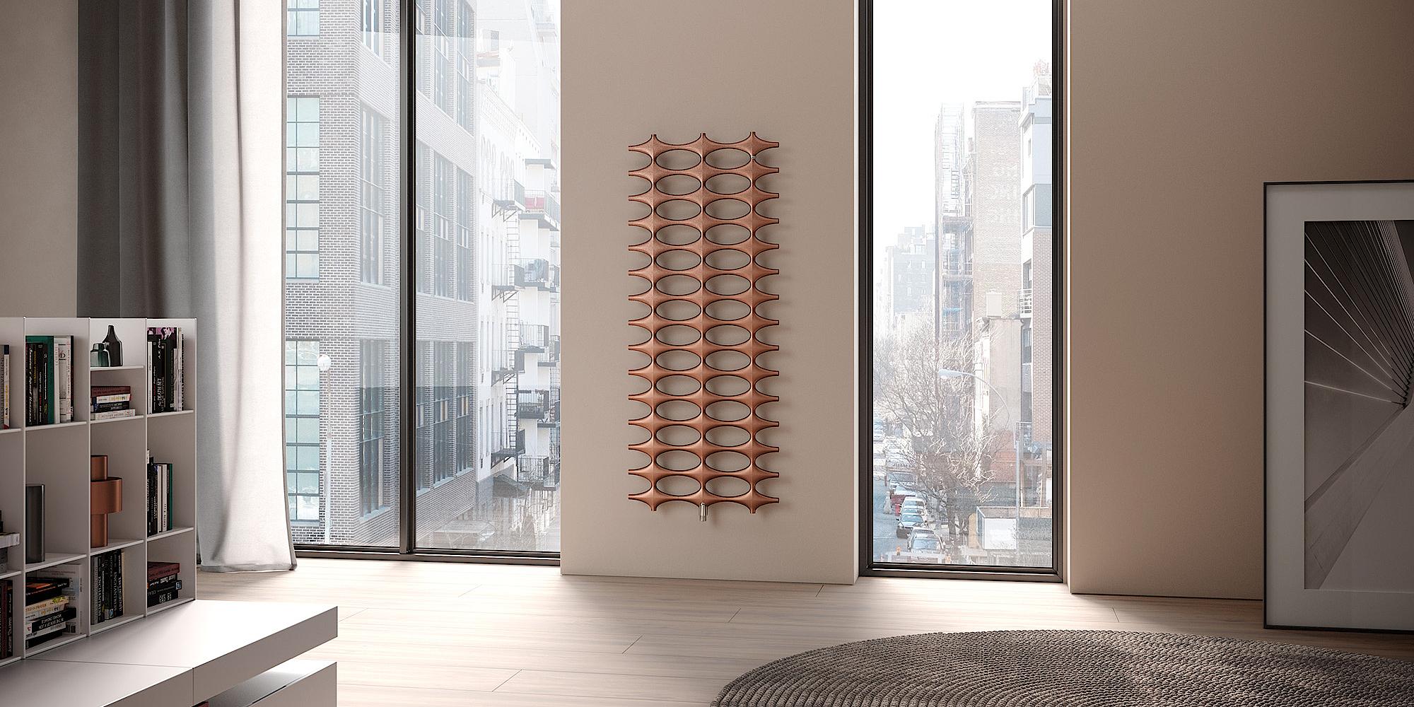 Kermi Ideos design and bathroom radiators – a unique and distinctive radiator design based on a modular approach.