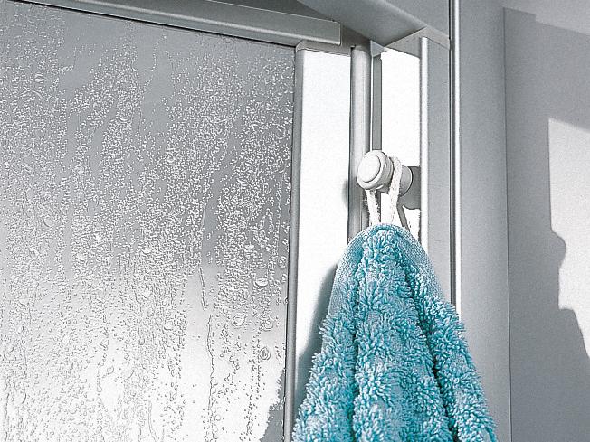 Kermi shower enclosure, NOVA practical towel hook