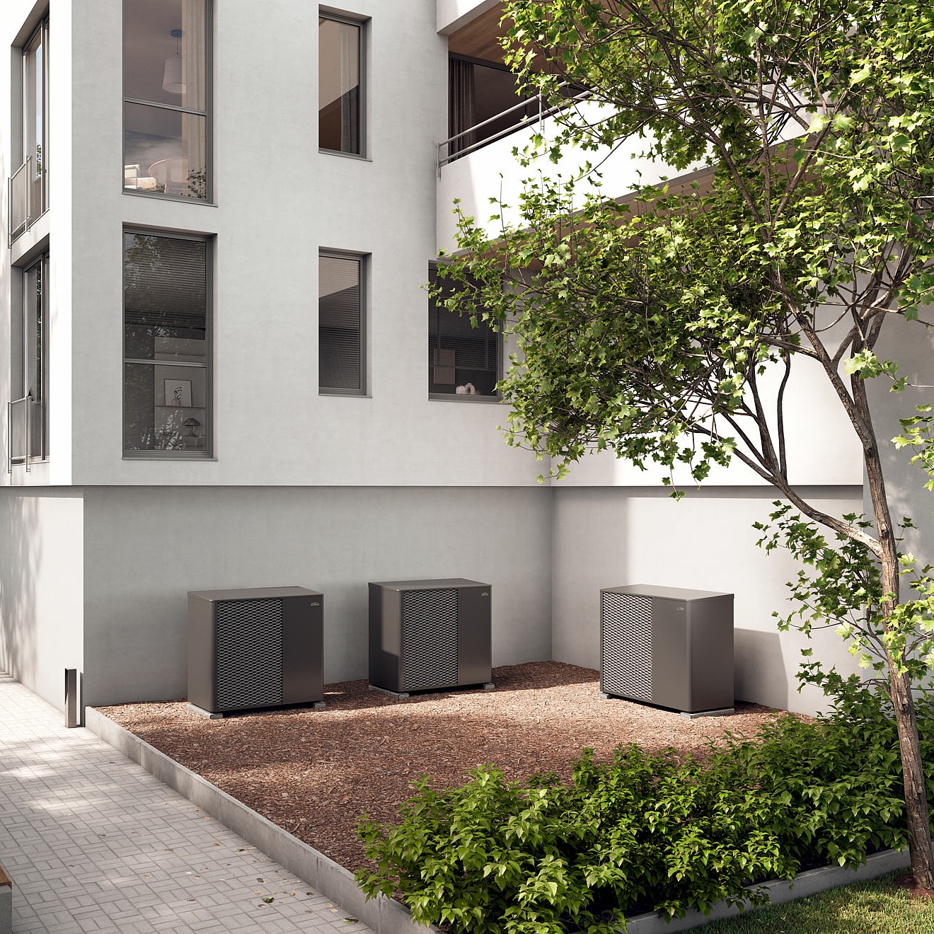 x-change dynamic pro L air/water heat pump – cascading our heat pumps: individual heat generation for an optimal heat supply
