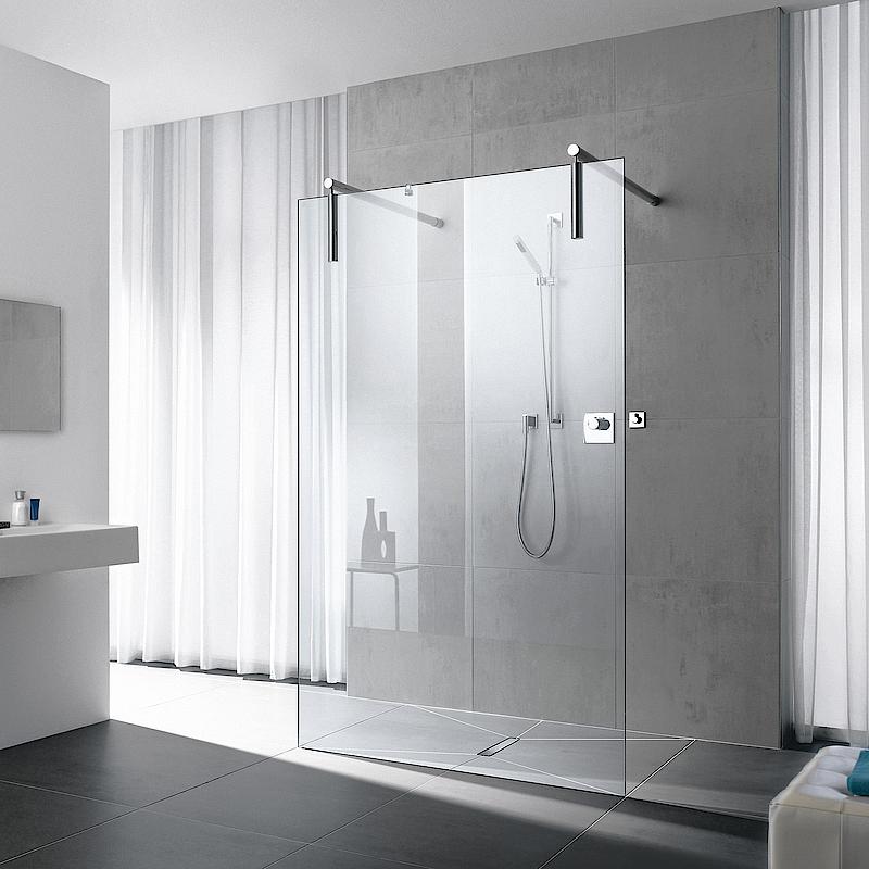 Kermi Walk-In-Duschkabine WALK-IN XS Free Stabilisierung Wand