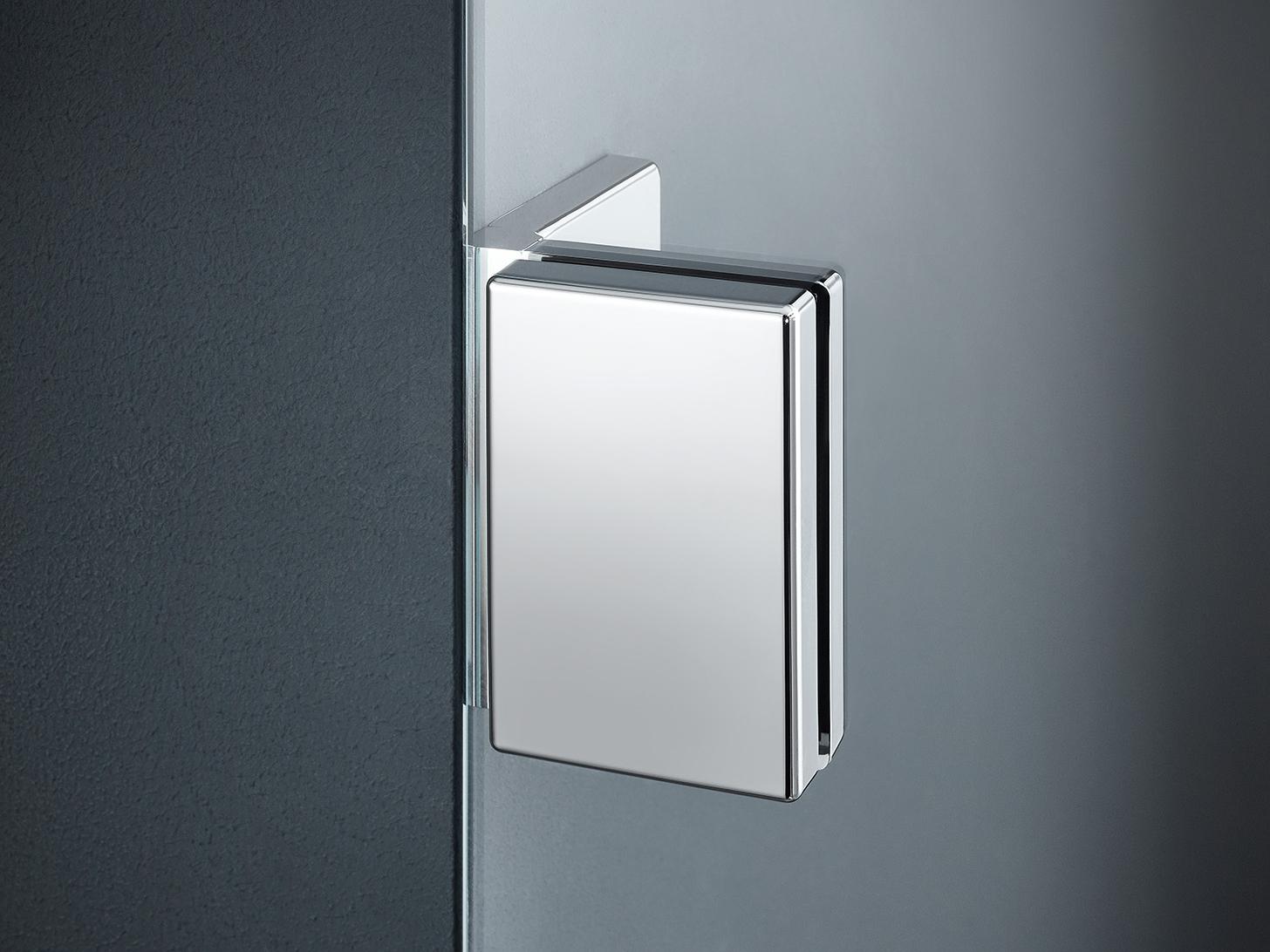 Kermi shower enclosure, LIGA wall hinge