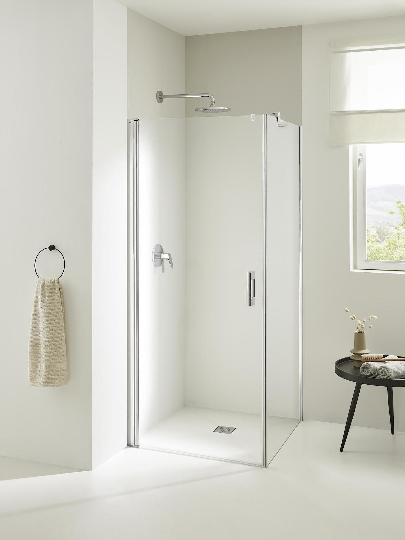 ESG clear Kermi shower enclosures, ESG clear glass
