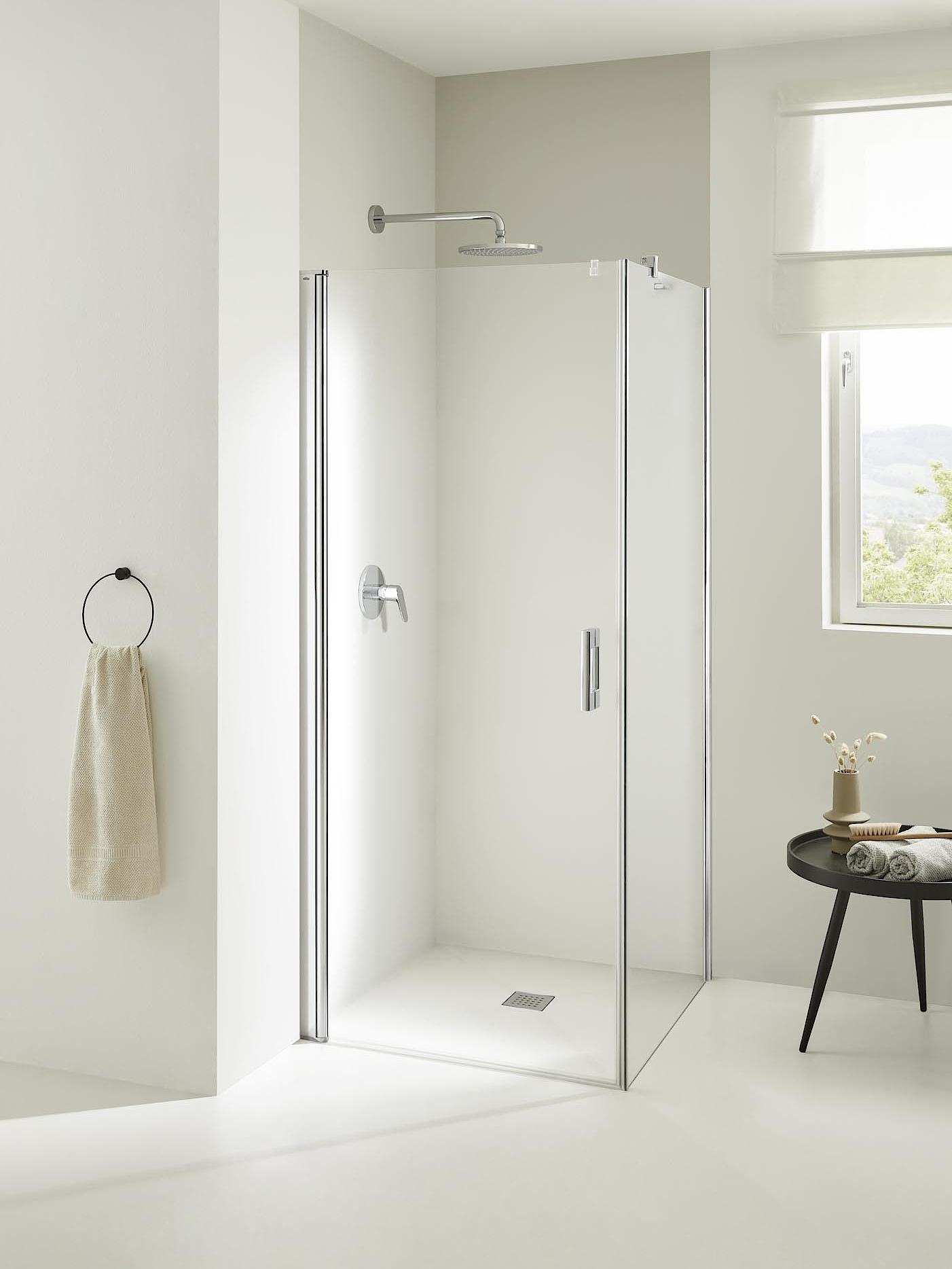 ESG clear Kermi shower enclosures, ESG clear glass