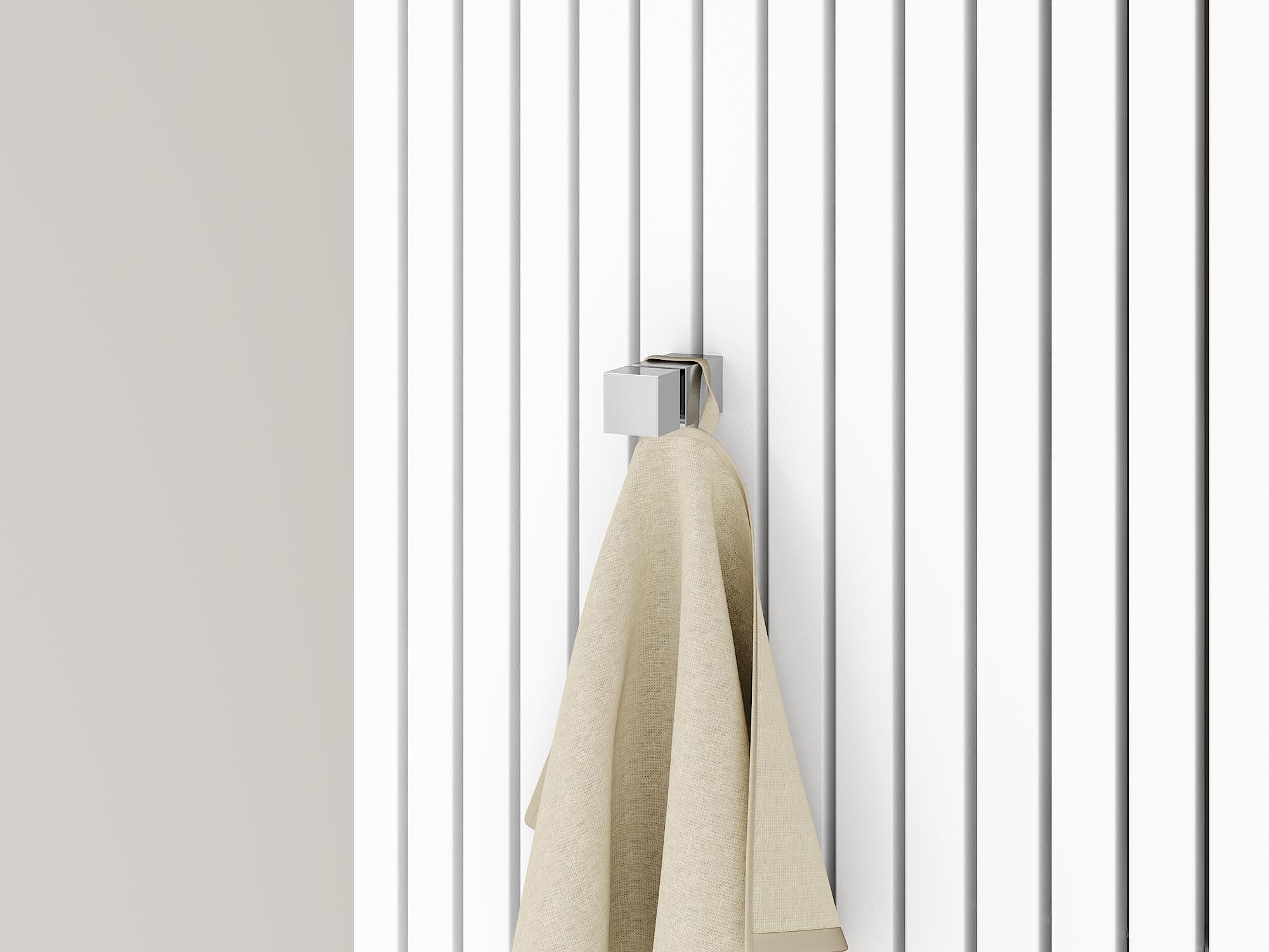 Towel hook for Kermi Decor-Arte Pure designer and bathroom radiators.