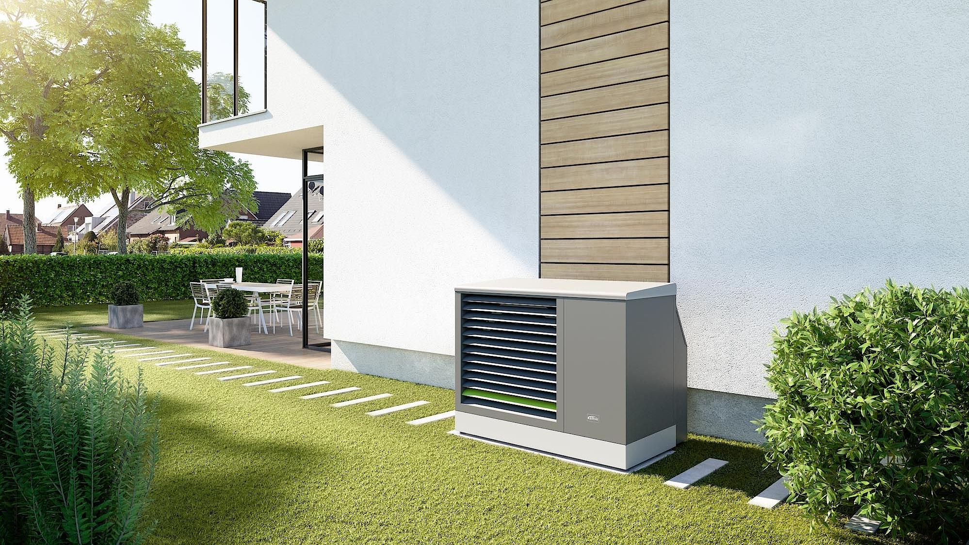 x-change dynamic pro AW E air/water heat pump for outdoor installation