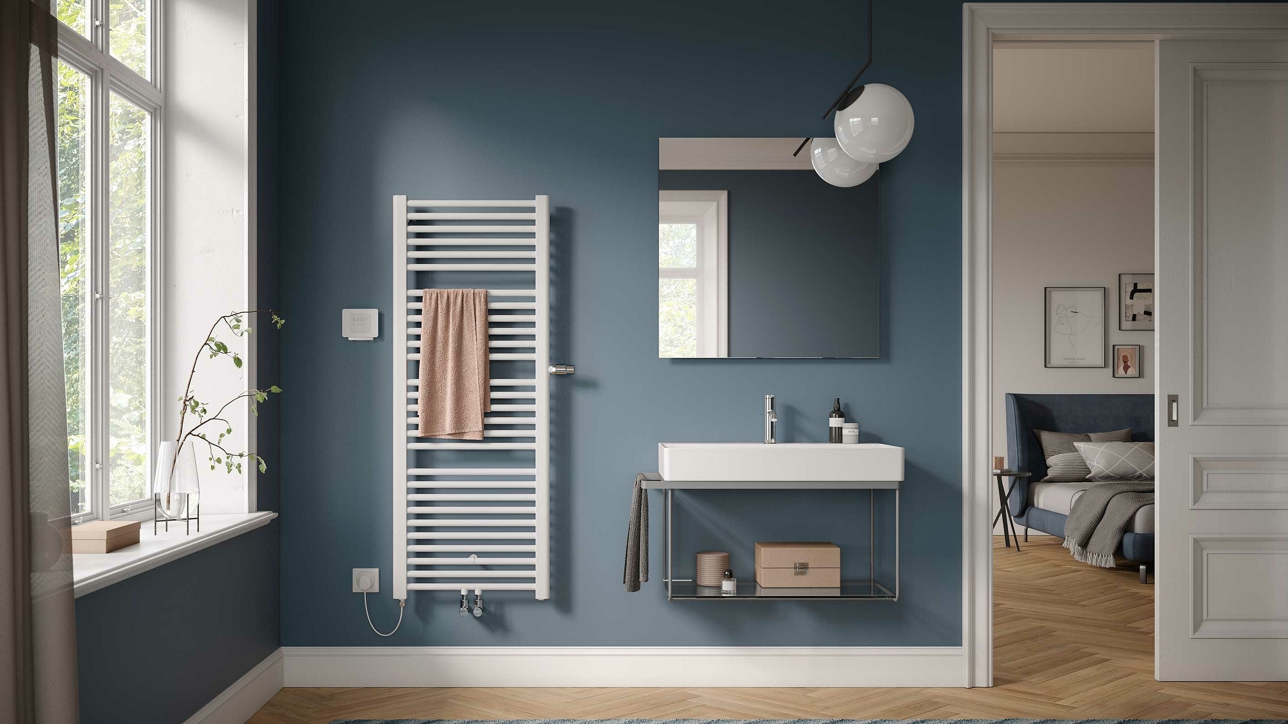 Kermi Basic plus designer and bathroom radiators also available in an electric version.