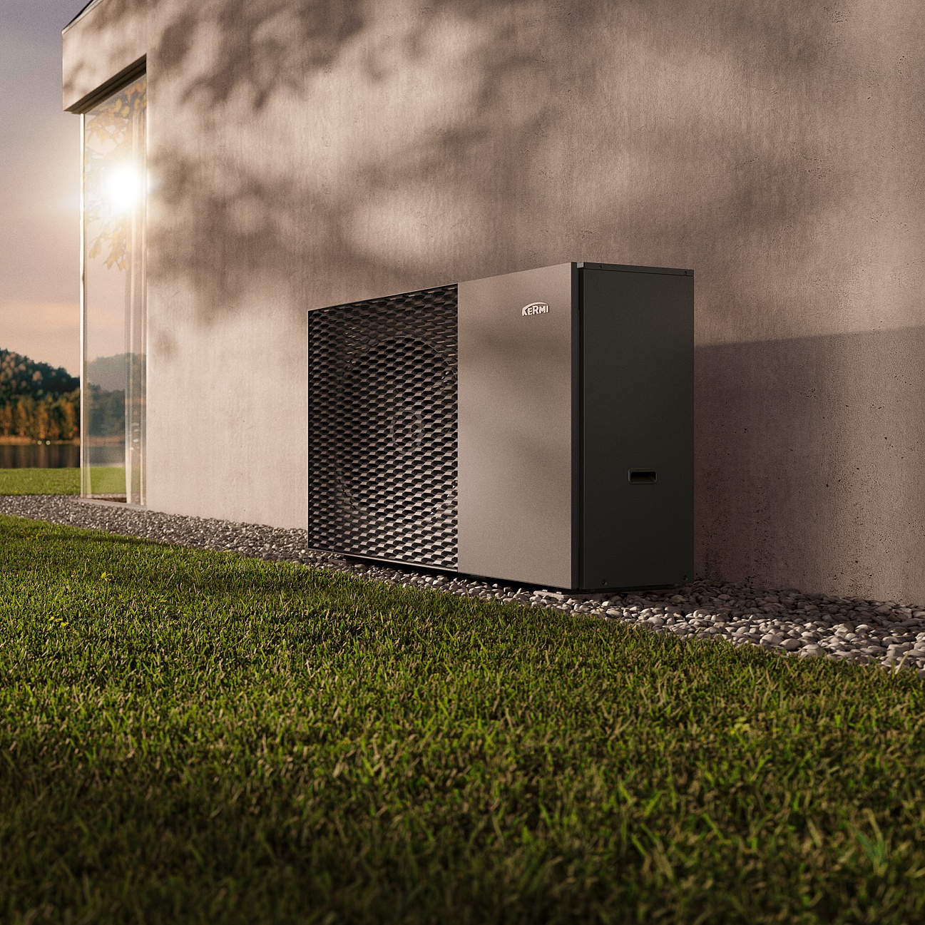 Effiziente und zukunftsorientierte KERMI Wärmepumpe - x-change dynamic eco