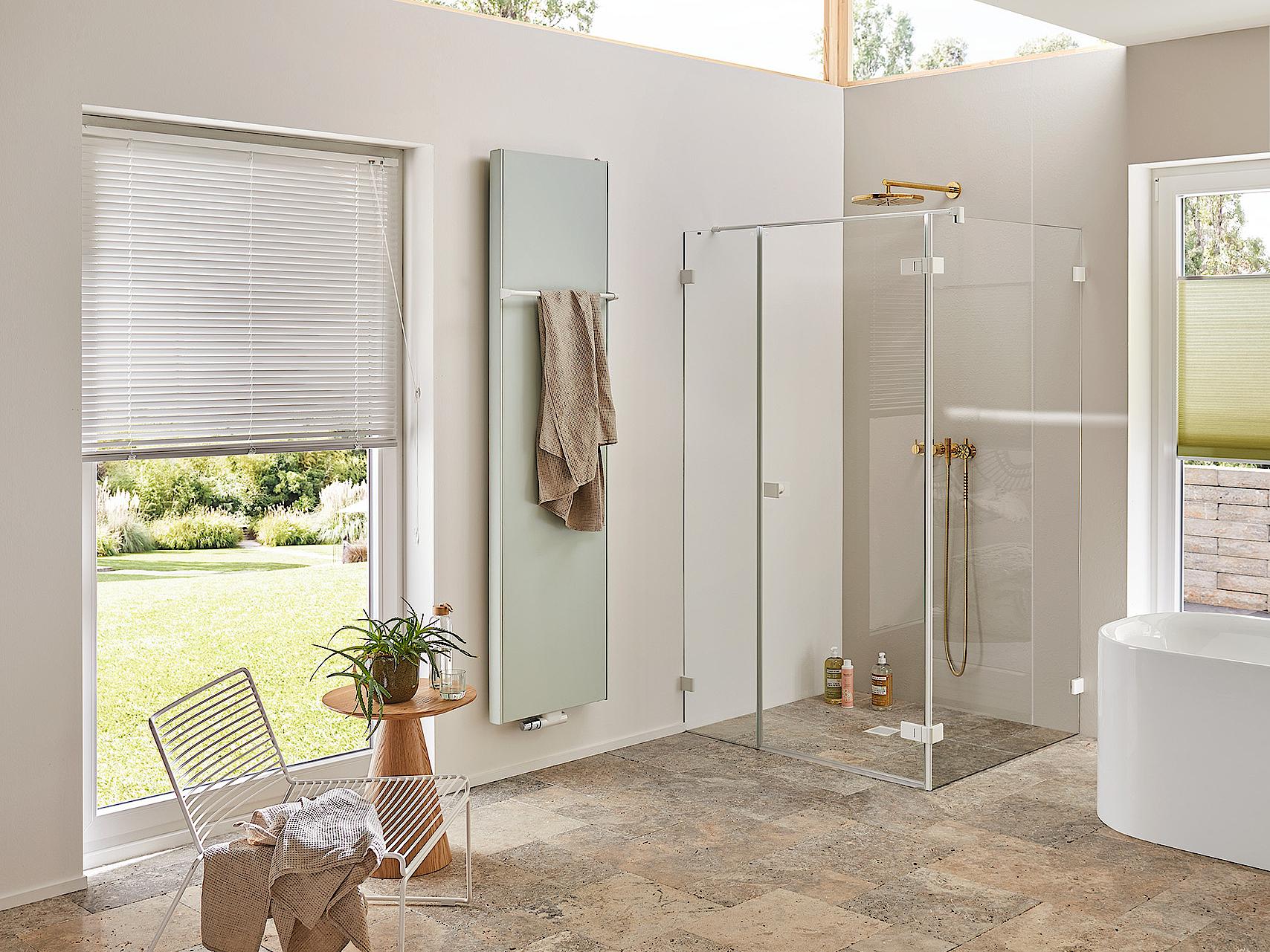 Kermi shower enclosure MENA Vital Lounge White