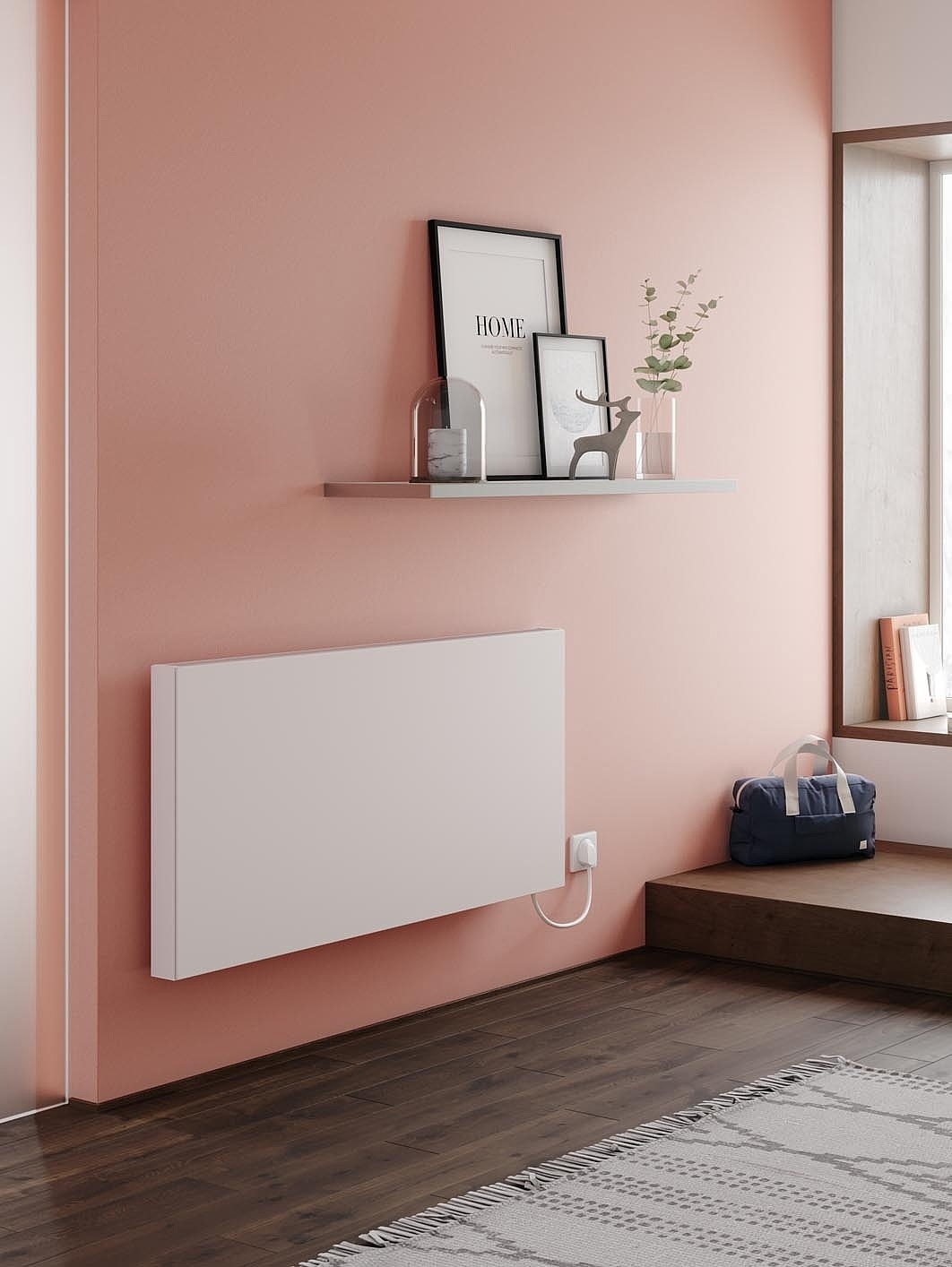 Kermi x-therm +e electric steel panel radiators can be used in any location where there is no connection to the central heating network.