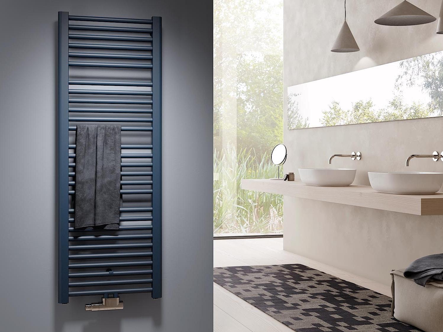 Kermi Basic-50 design and bathroom radiators also available in an electric version.