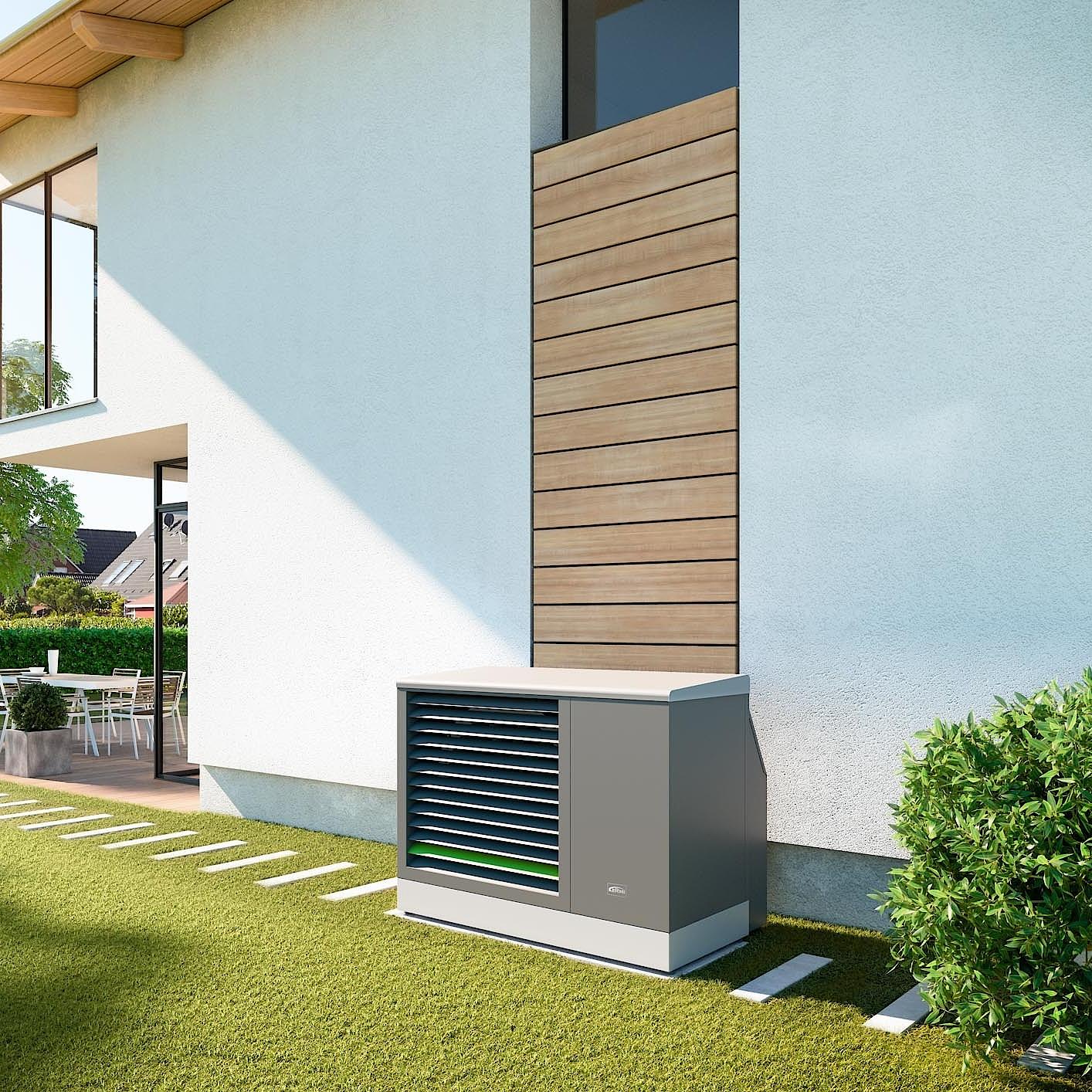 x-change dynamic pro AW E air/water heat pump for outdoor installation