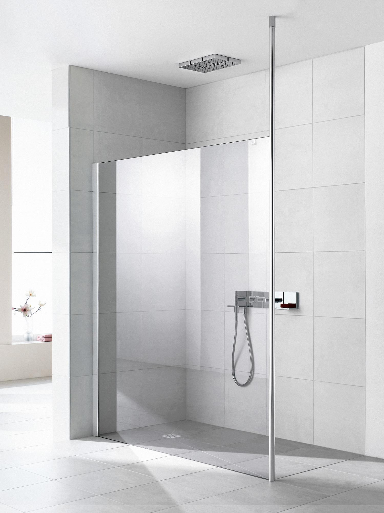 WALK-IN XS Wall ceiling stabilizer Kermi Walk-In shower enclosure, WALK-IN XS Wall ceiling stabilizer