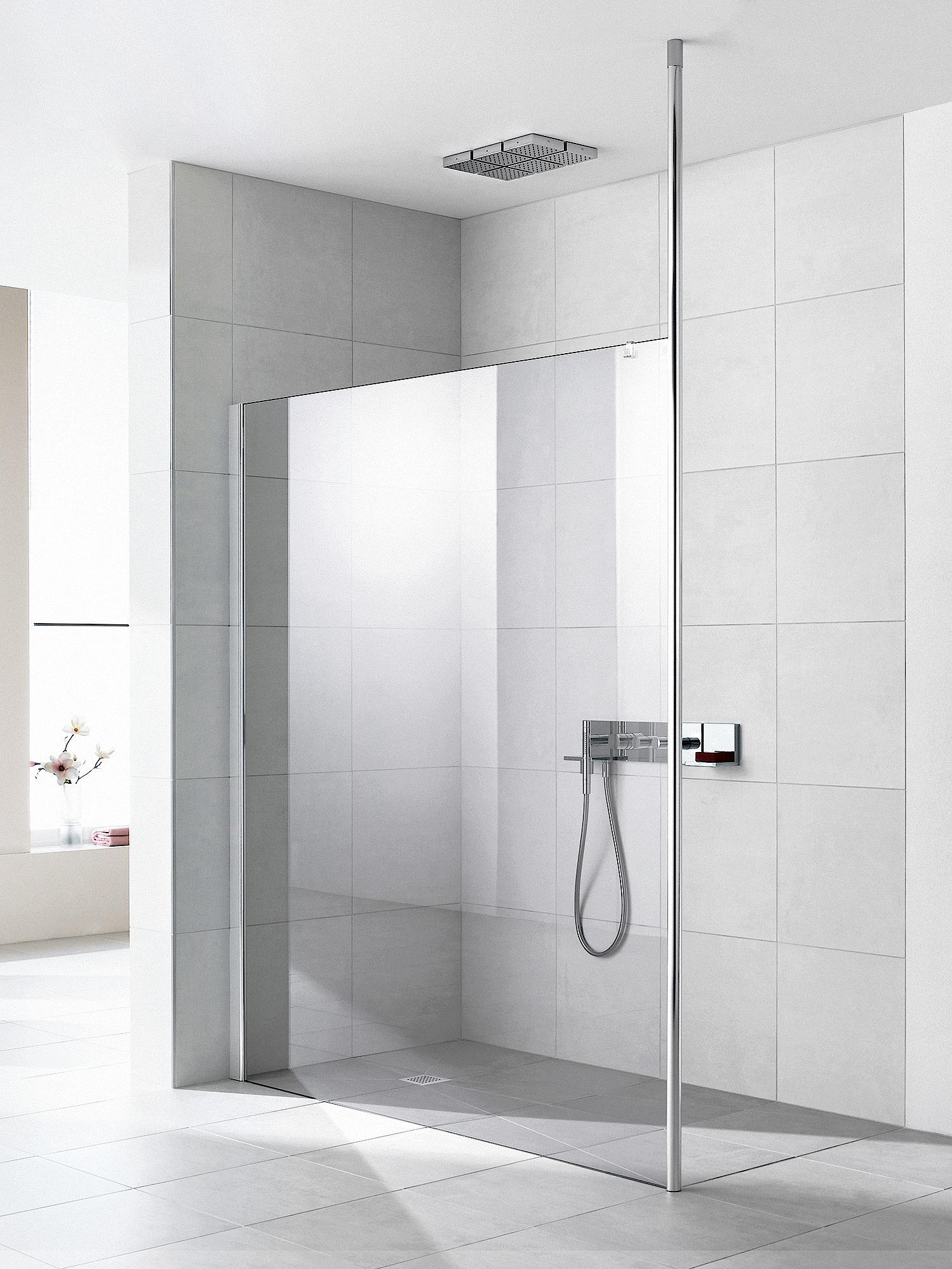 WALK-IN XS Wall ceiling stabilizer Kermi Walk-In shower enclosure, WALK-IN XS Wall ceiling stabilizer