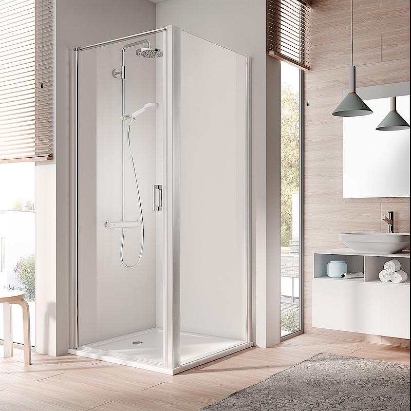 Profilový sprchový kout Kermi CADA XS kyvné dveře 1-křídlé