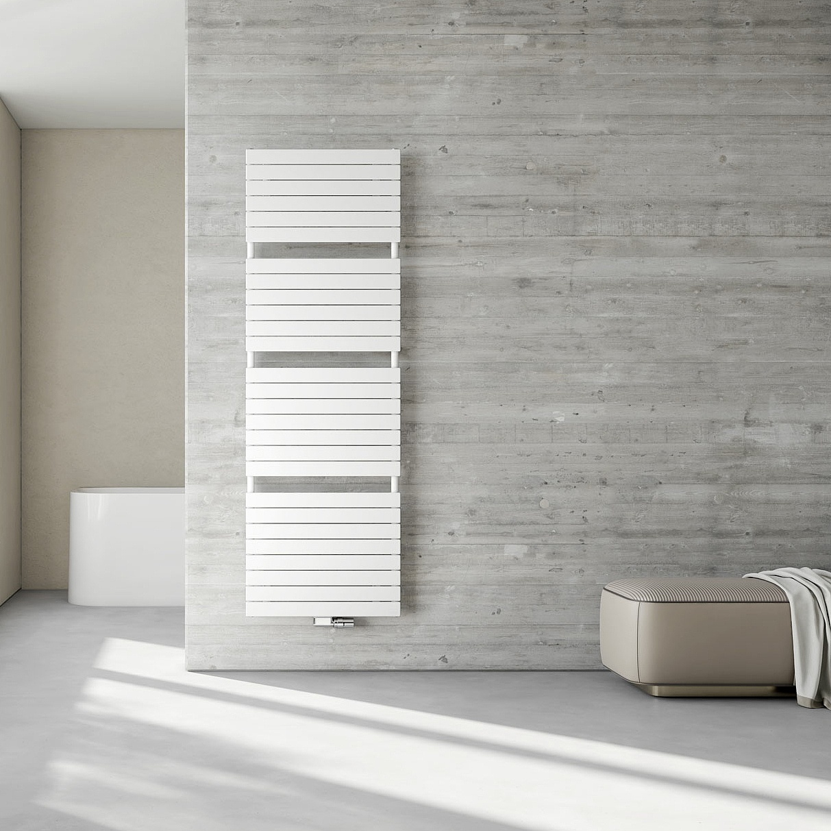 Mit seinem geradlinigen, modernen Erscheinungsbild und seiner schnellen, kontrollierten Wärmeabgabe verleiht der Aster Minimalismus eine völlig neue Dimension