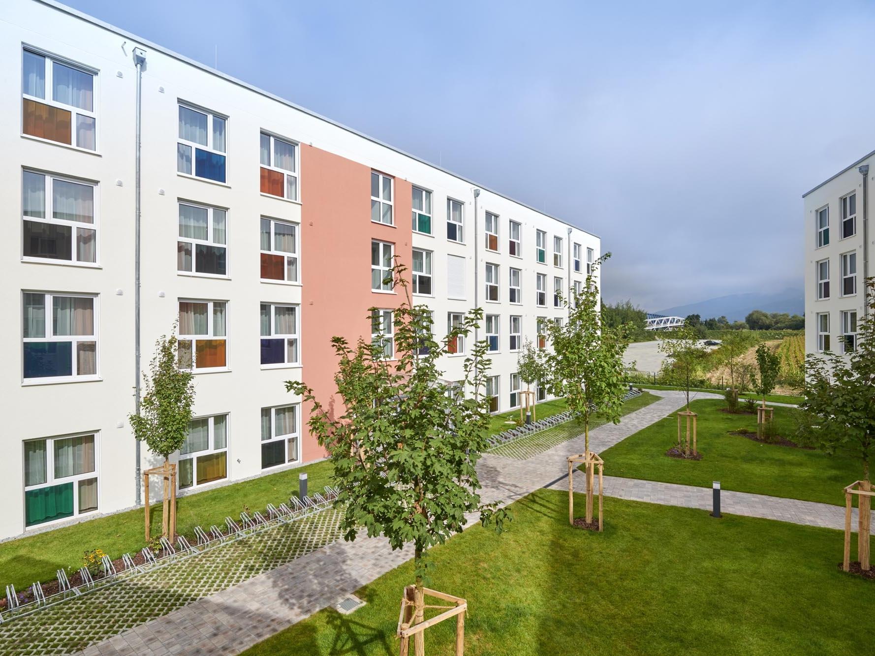 Kermi Duschdesign Referenzobjekt Studentenapartments, Deggendorf