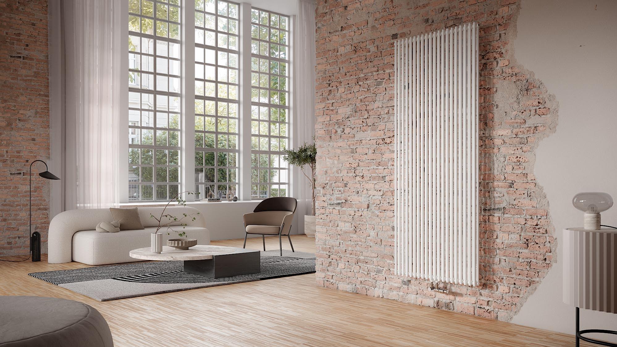 Kermi Pio designer and bathroom radiators for all residential and property projects.