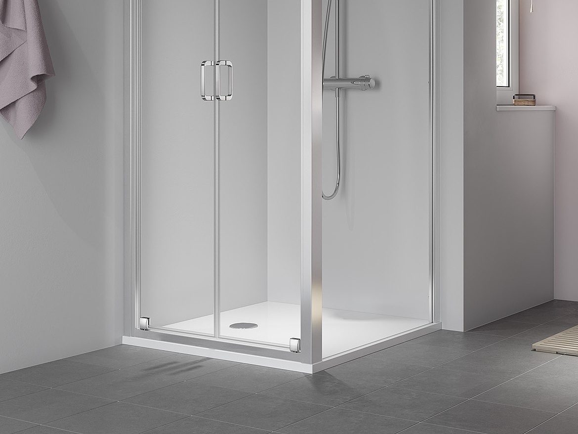 Profilový sprchový kout Kermi STINA, kyvné dveře