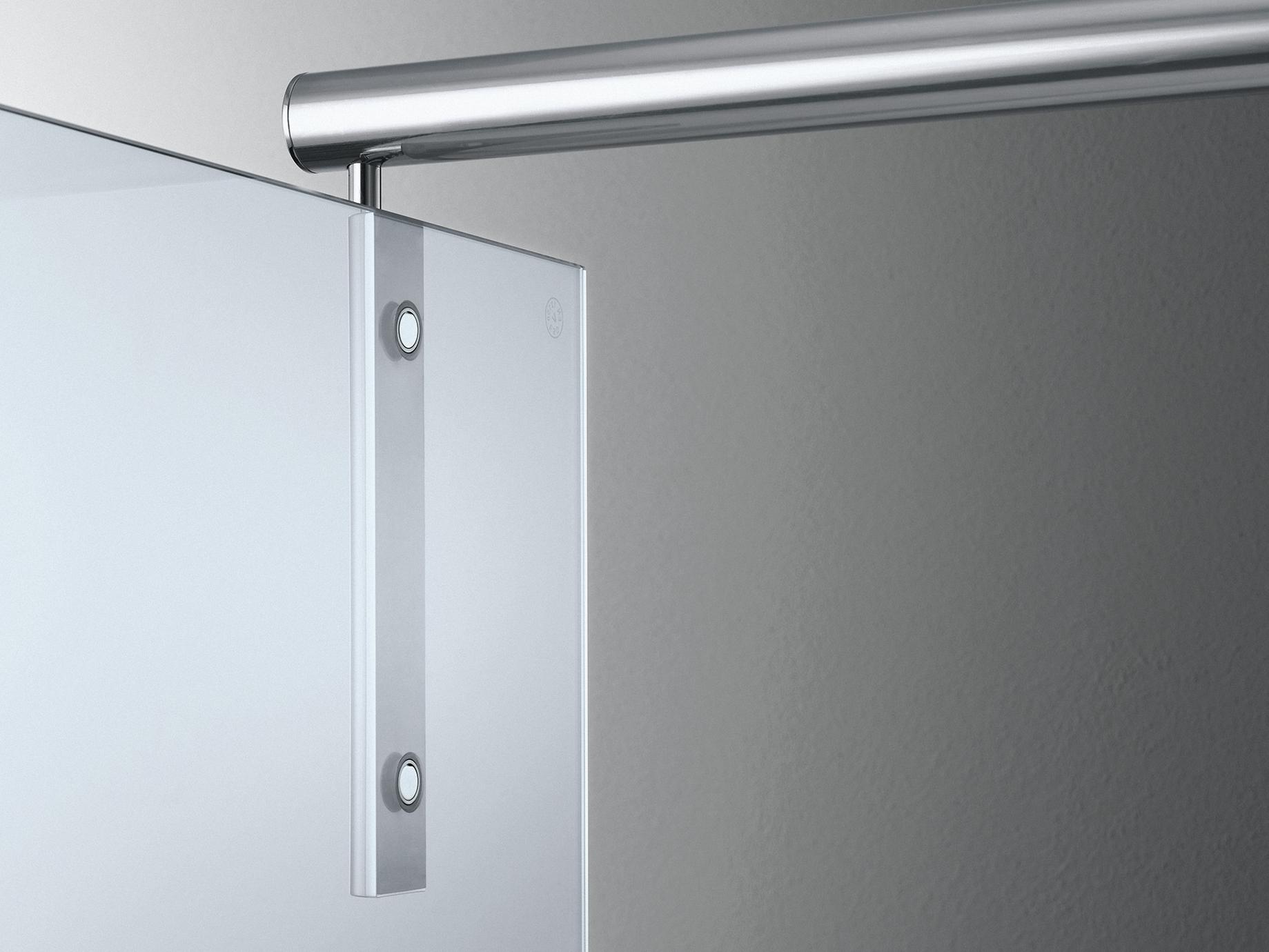 Kermi Walk-In-Duschkabine WALK-IN XS Free Stabilisierung Wand Detail