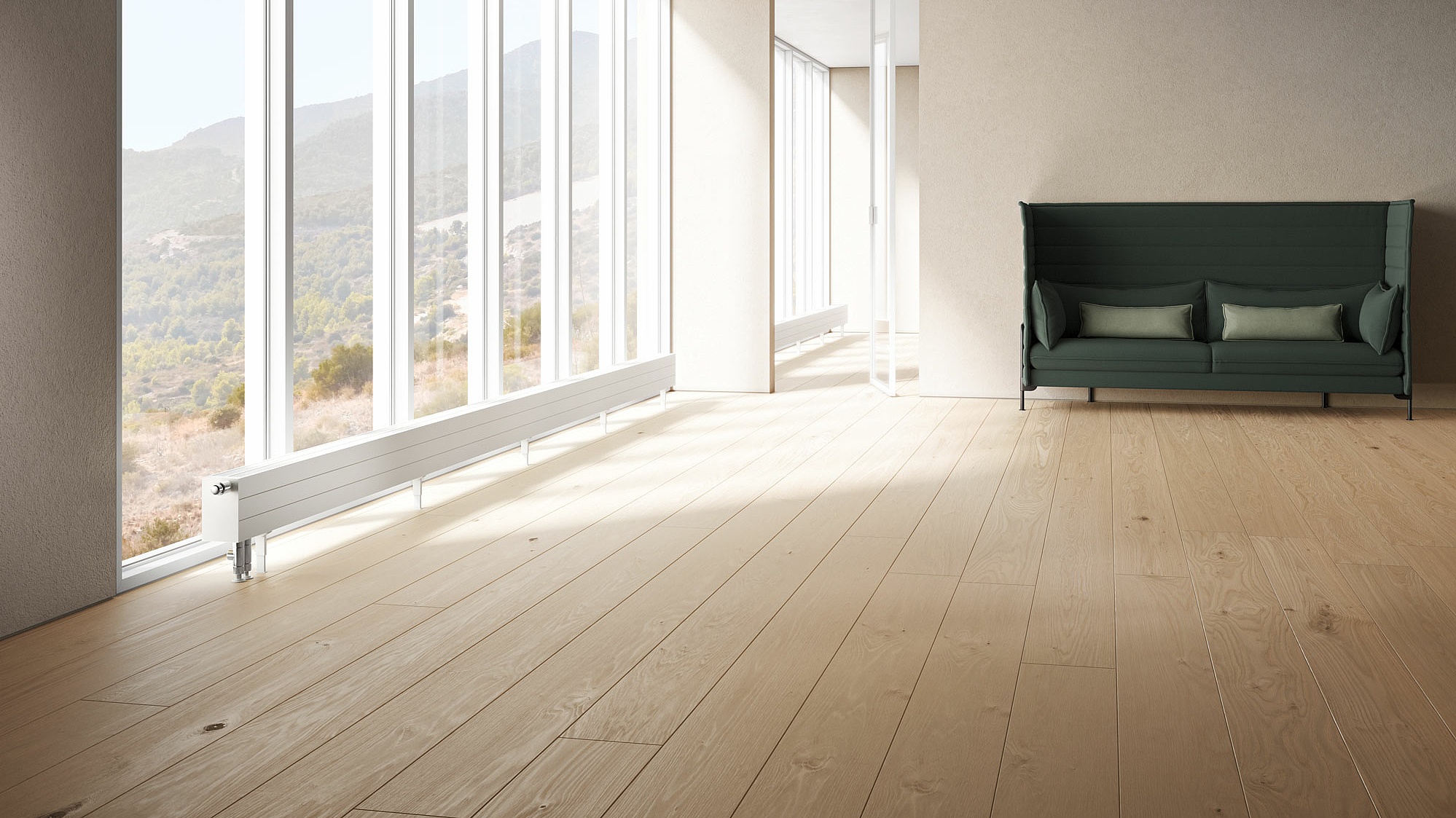 Konvektor mit Strahlungsschirm von KERMI