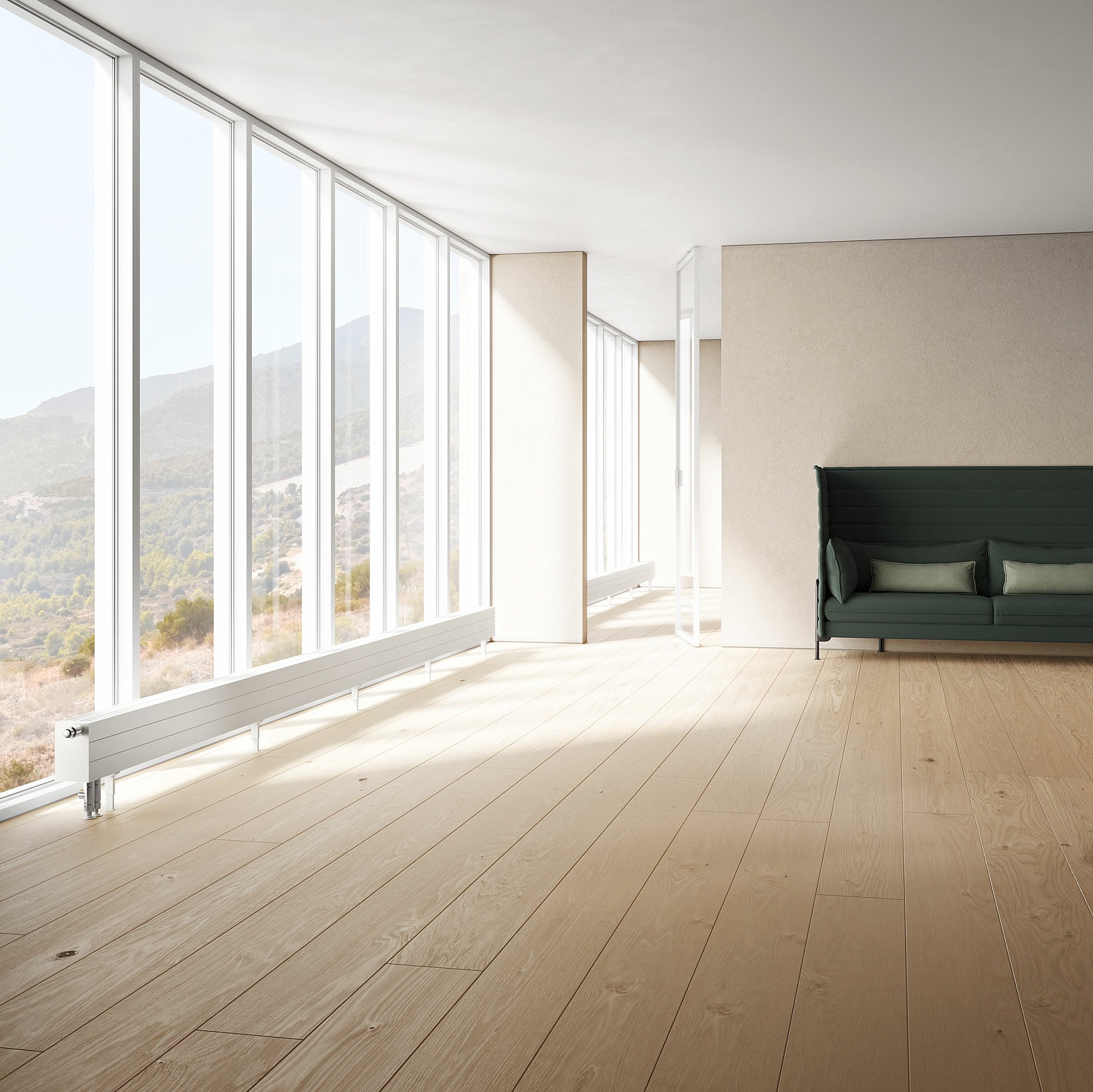 Konvektor mit Strahlungsschirm von KERMI