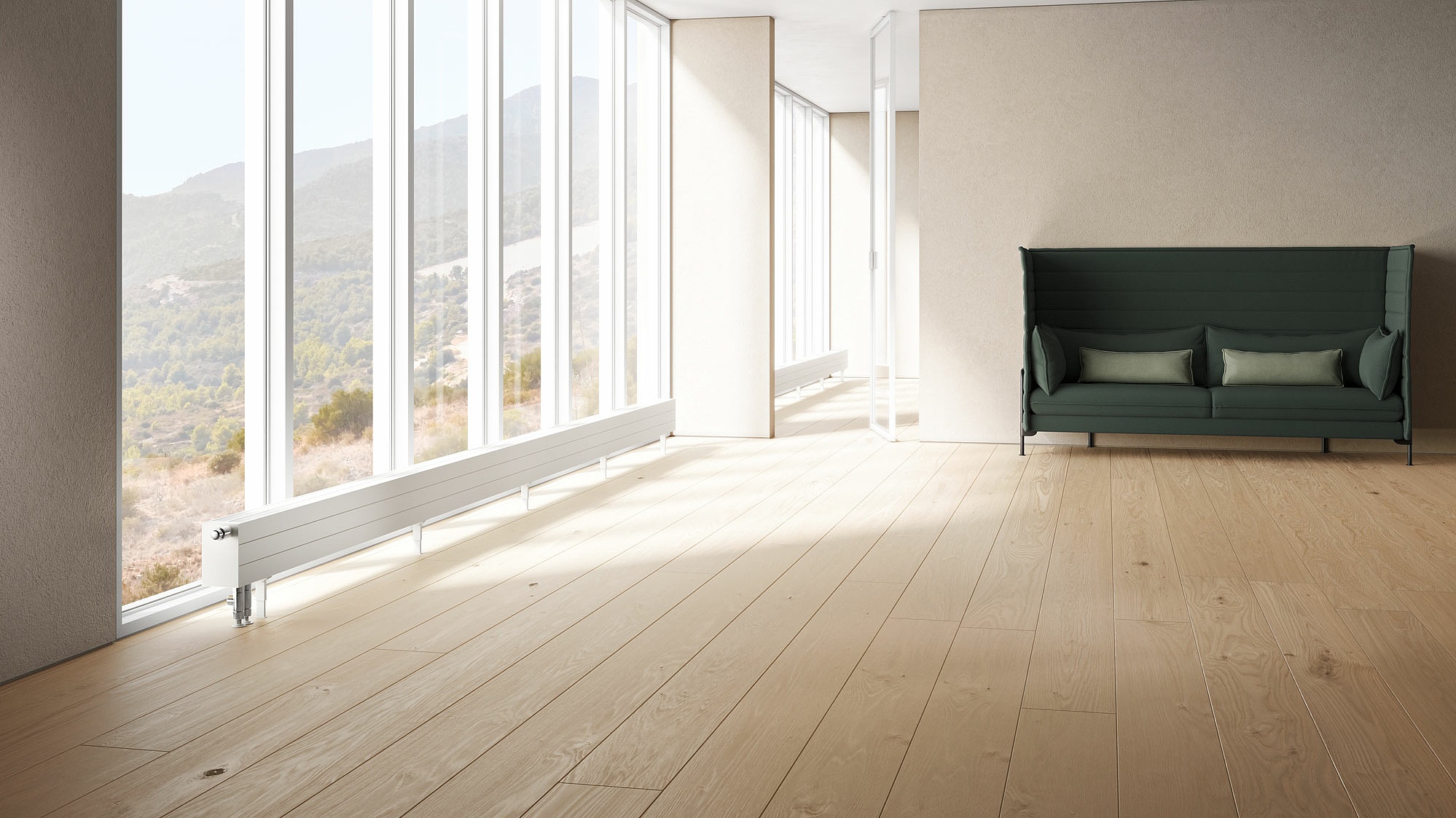 Konvektor mit Strahlungsschirm von KERMI