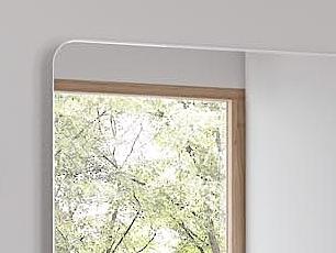 Kermi Elveo designer and bathroom radiators with Mirrored finish.