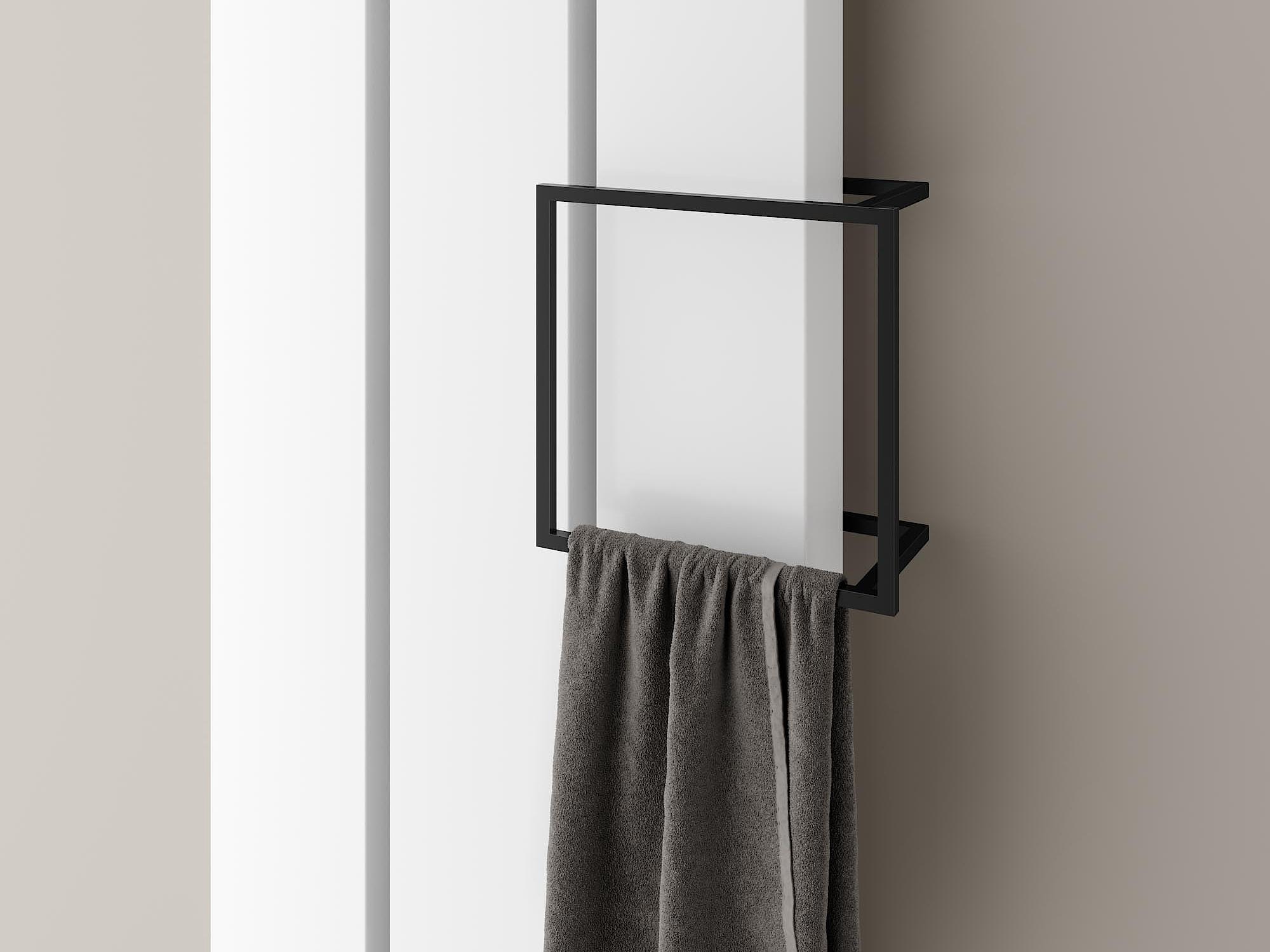 Square rail for Kermi Decor-Arte Plan designer and bathroom radiators.