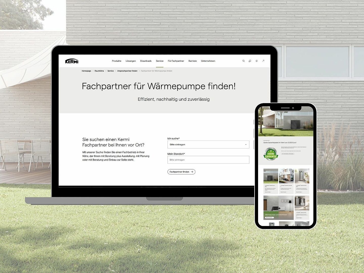 Neue Fachpartnersuche Wärmepumpe