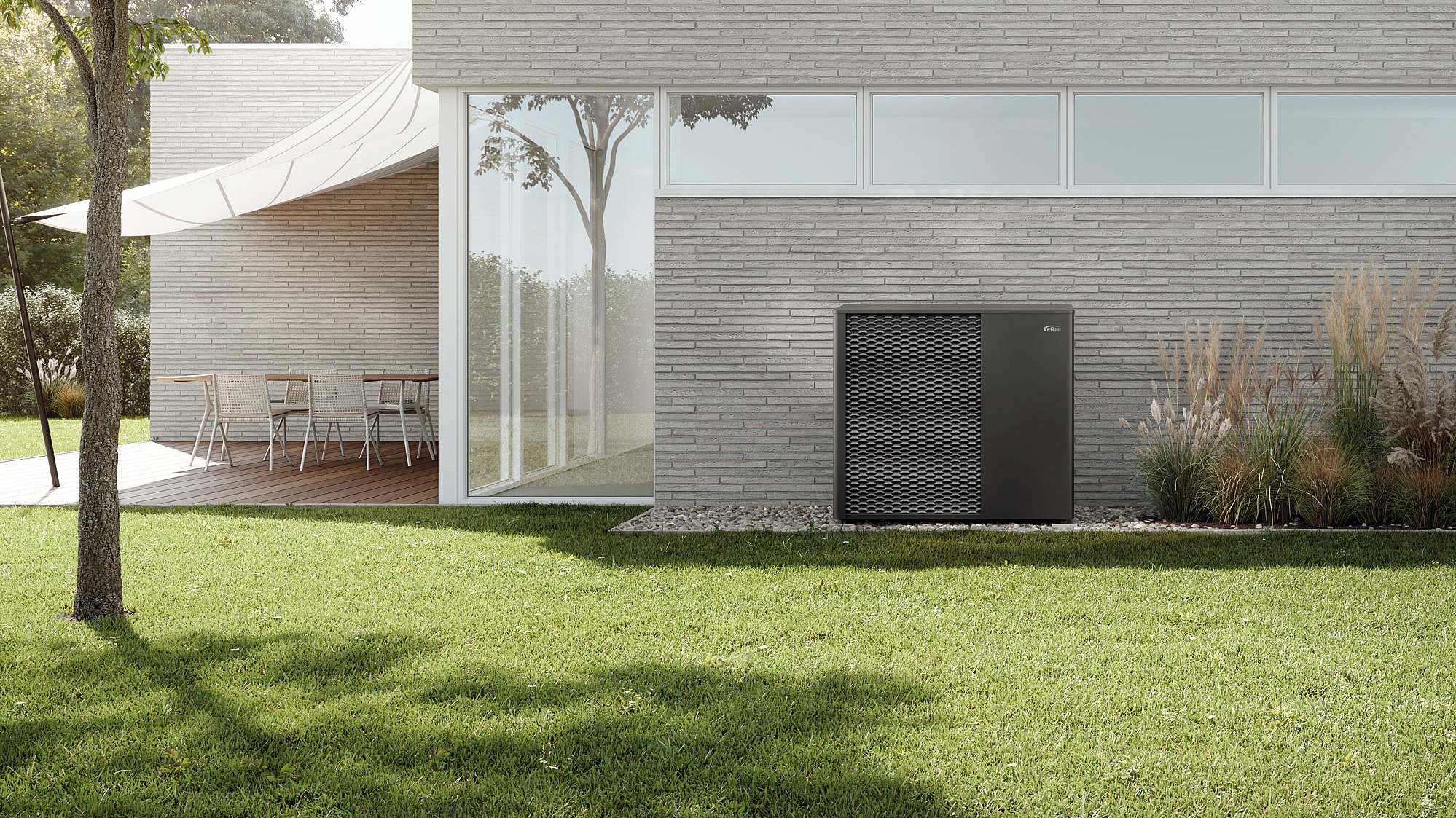 x-change dynamic pro L air/water heat pump – extremely high efficiency, extremely low sound emissions, and state-of-the-art control technology