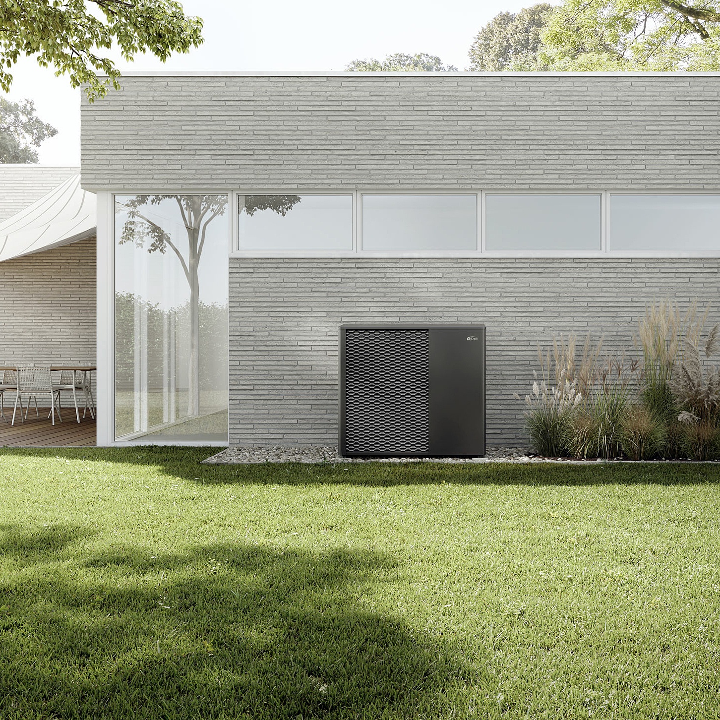 x-change dynamic pro L air/water heat pump – extremely high efficiency, extremely low sound emissions, and state-of-the-art control technology