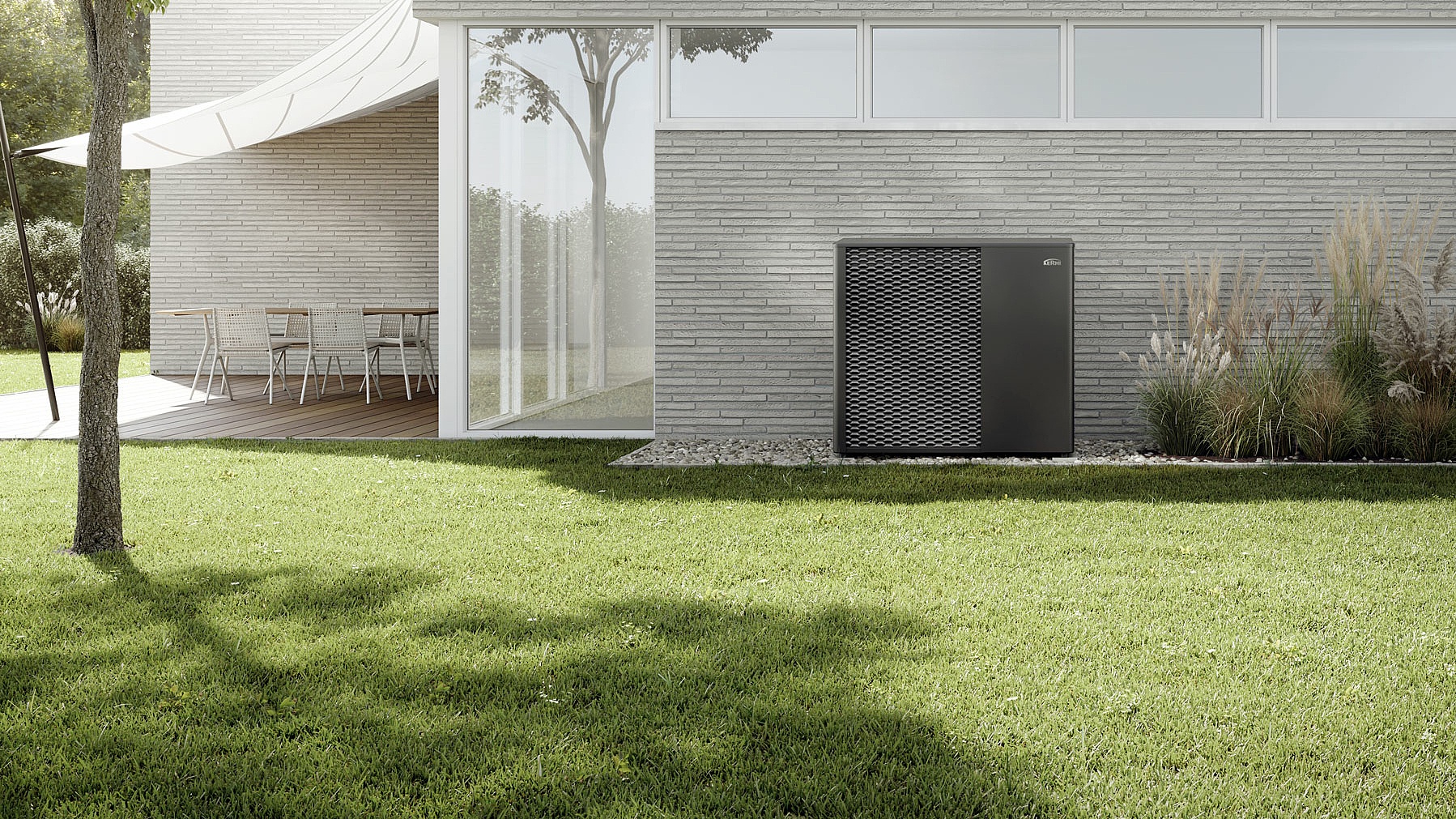 x-change dynamic pro L air/water heat pump – extremely high efficiency, extremely low sound emissions, and state-of-the-art control technology