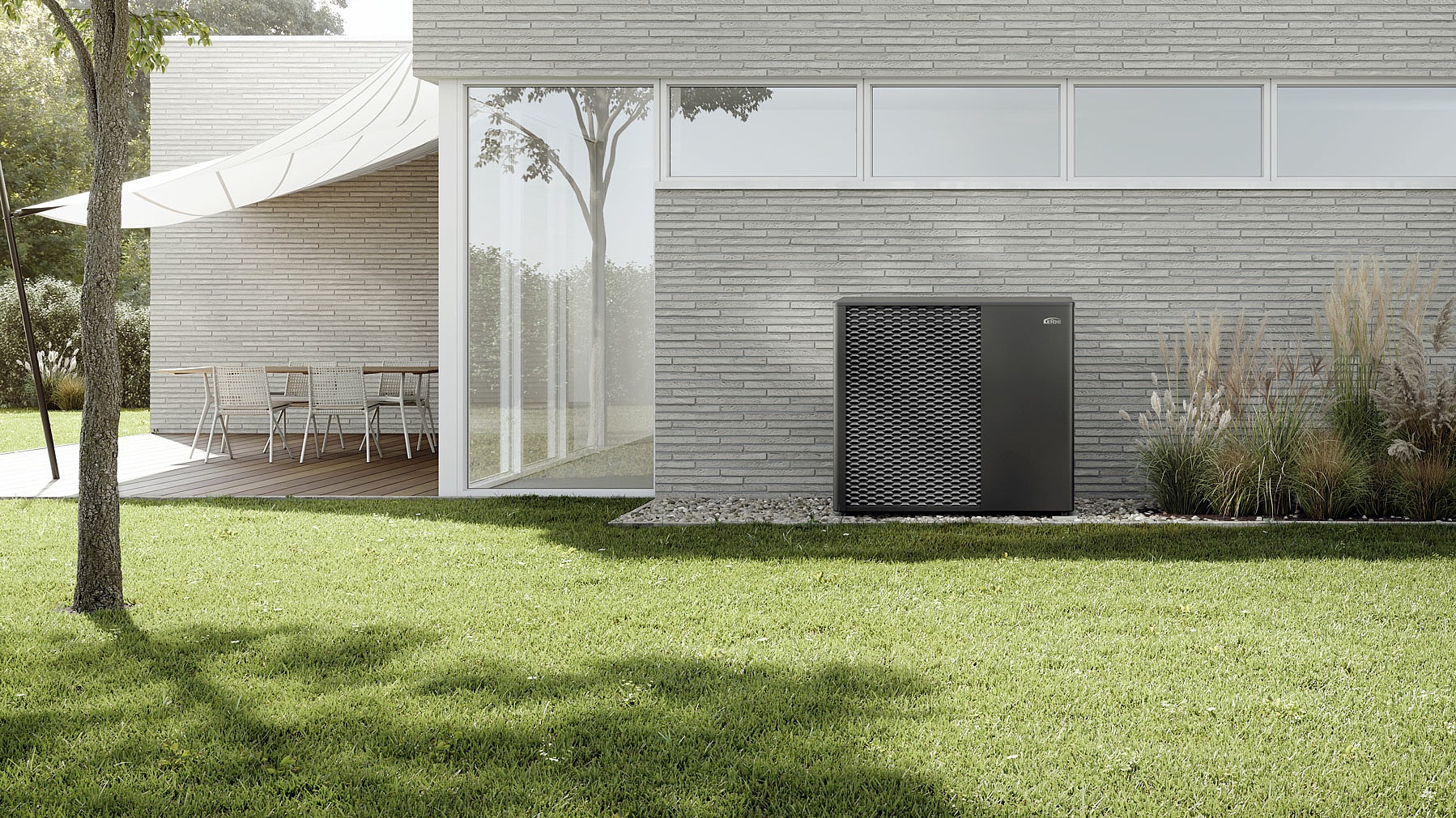 x-change dynamic pro L air/water heat pump – extremely high efficiency, extremely low sound emissions, and state-of-the-art control technology