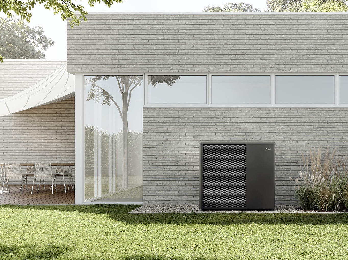 x-change dynamic pro L air/water heat pump – extremely high efficiency, extremely low sound emissions, and state-of-the-art control technology