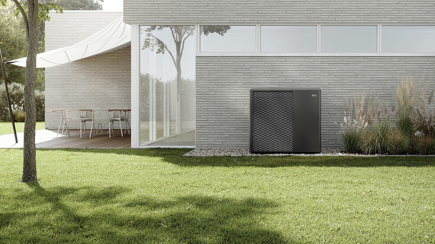 x-change dynamic pro L air/water heat pump – extremely high efficiency, extremely low sound emissions, and state-of-the-art control technology