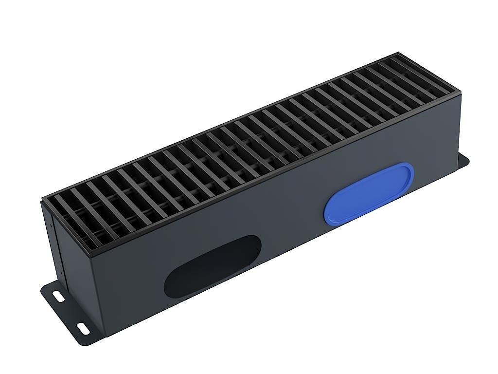 x-well Zentrale Wohnraumlüftung Rollrost x-well Zentrale Wohnraumlüftung Rollrost Alu schwarz.