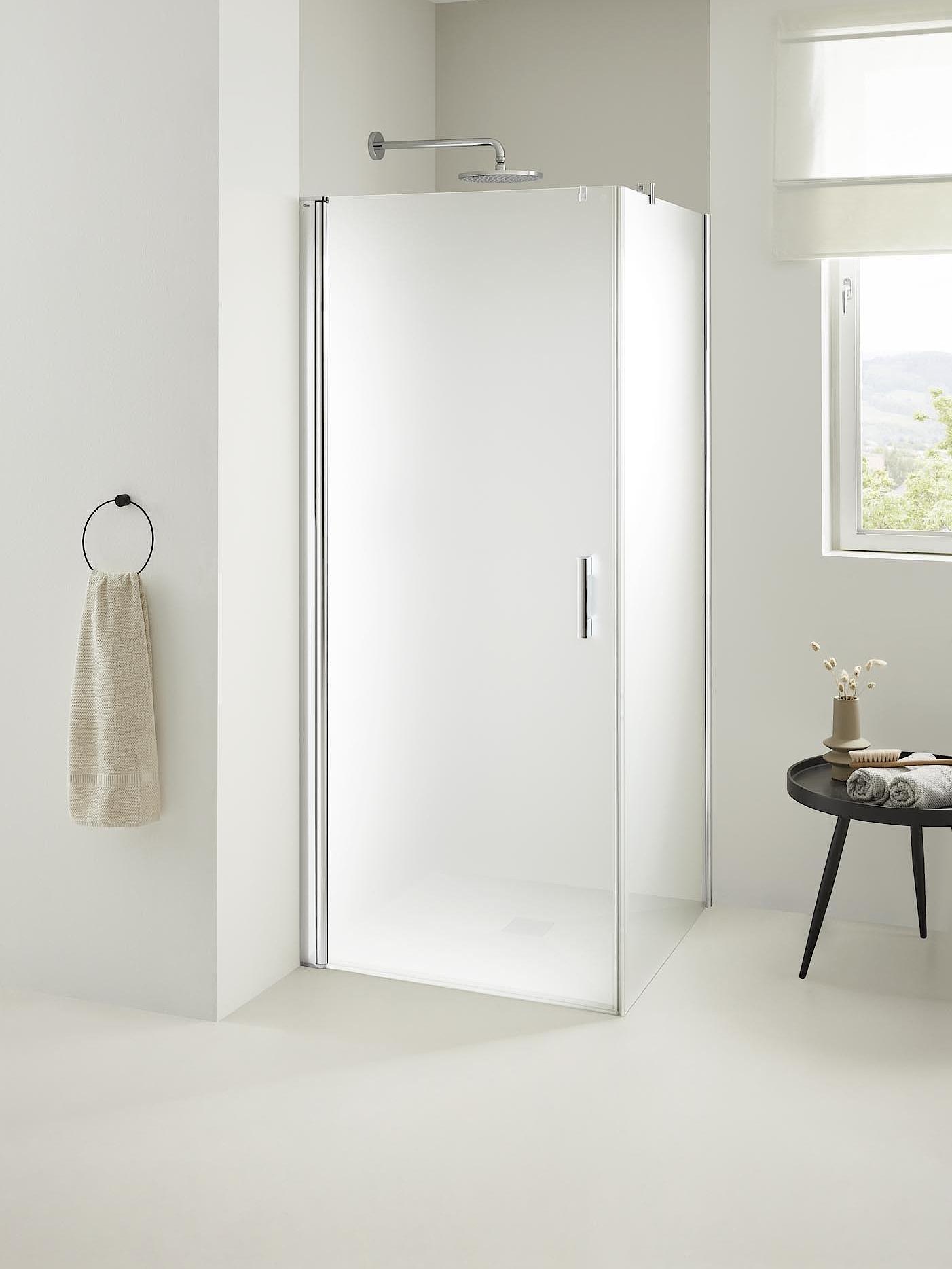 Kermi shower enclosures, ESG SR Opaco glass